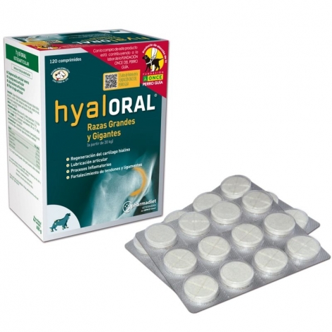 Hyaloral Large and Giant papildas sąnarių funkcijai gerinti 120 tab