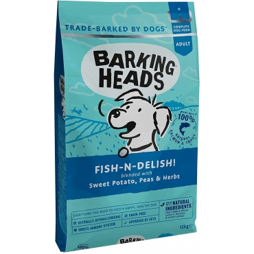 Barking Heads FISH-N-DELISH! GRAIN FREE su Lašiša