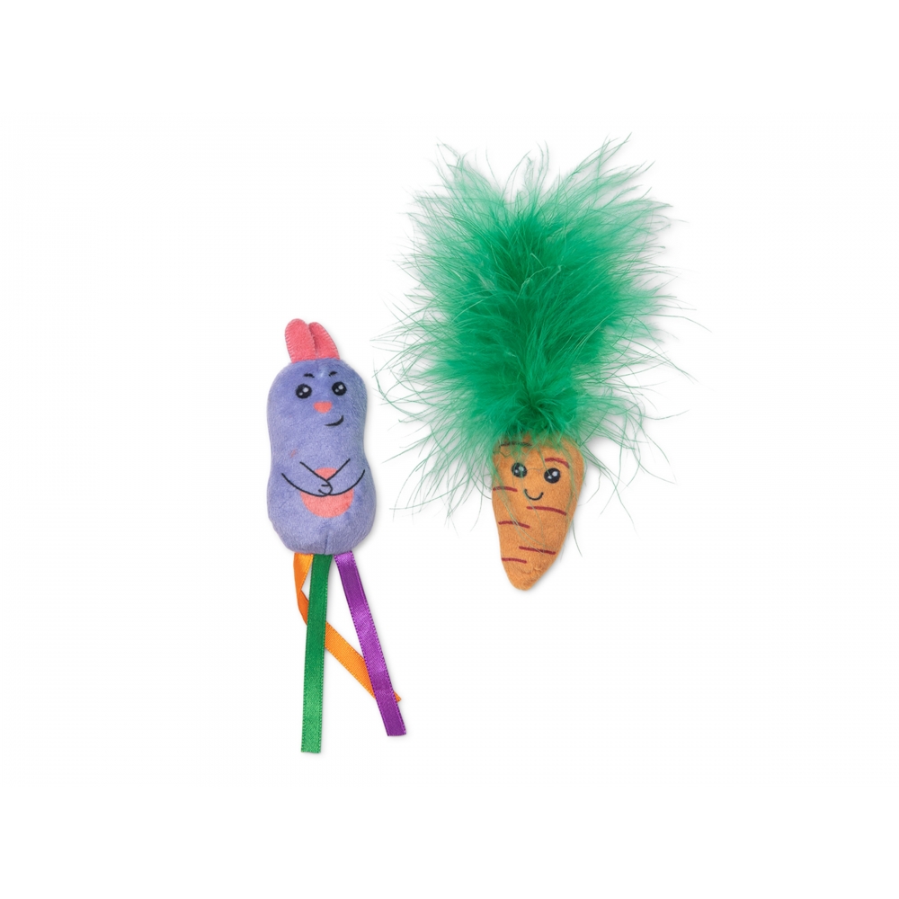 VDG Bunny And Carrot Žaisl. Katėms Su Katžole 2vnt