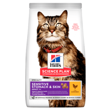 Hills Feline Adult Sensitive stomach and skin