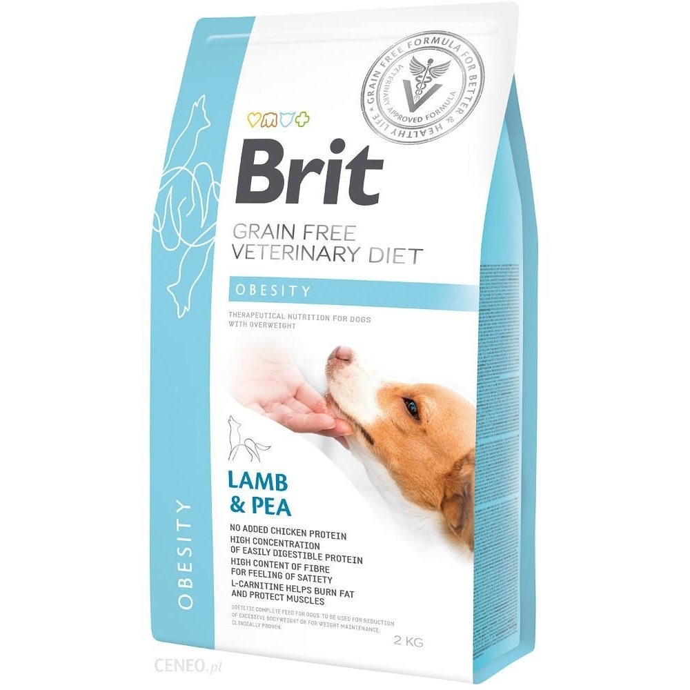 Brit GF Veterinary Diets sausas maistas šunims Obesity