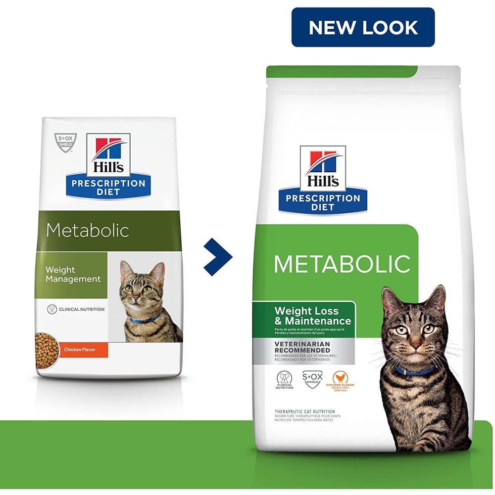Hill's Feline Metabolic - sausas maistas suaugusioms katėms, turinčioms viršsvorį.