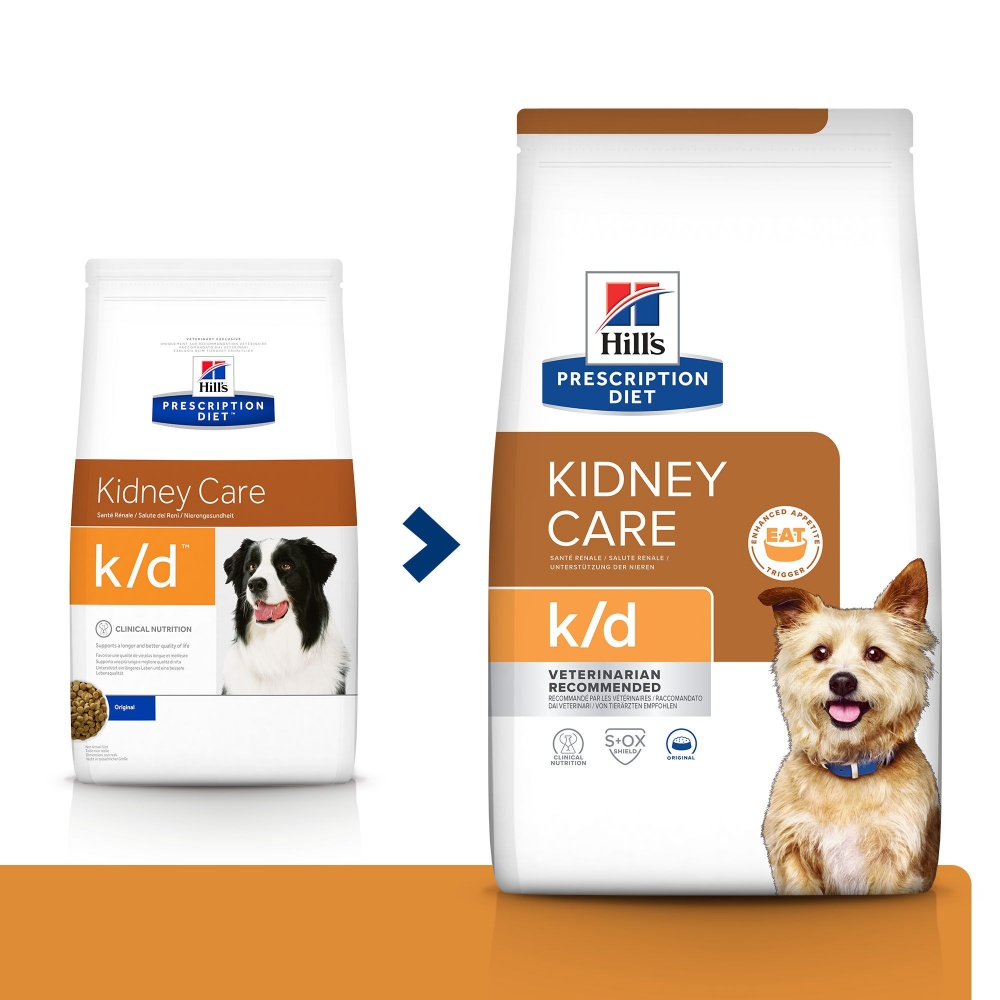 Hill's Prescription Diet Canine k/d - sausas maistas šunims sergantiems inkstų ligomis