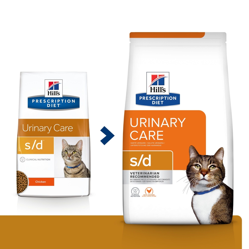 Hill's Prescription Diet s/d Feline - sausas maistas katėms akmenligės gydymui