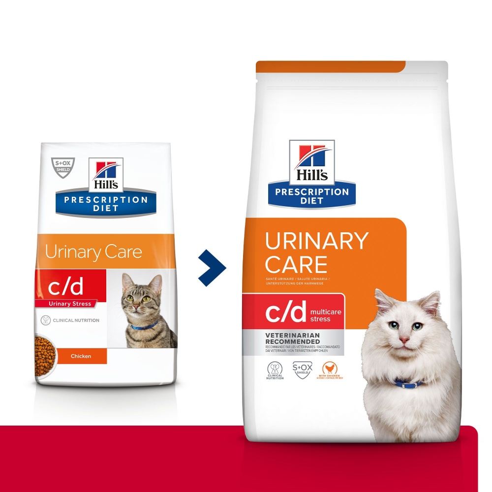 Hill's Prescription Diet™ c/d™ Feline Urinary Stress, sausas maistas katėms