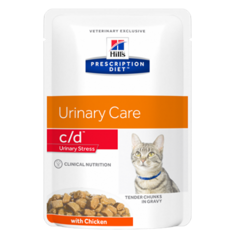 Hill's PD Feline c/d Urinary Stress konservai katėms 12 x 85g