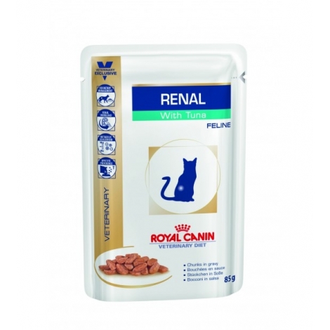 Royal Canin Feline Renal with tuna konservai (12x0,85g)