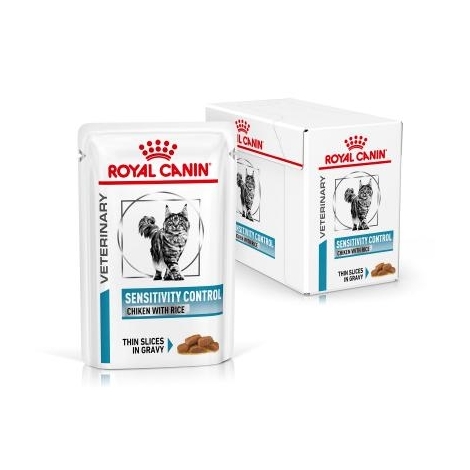 Royal Canin Feline Sensitivity Control Chicken & Rice konservai (12x100g)i