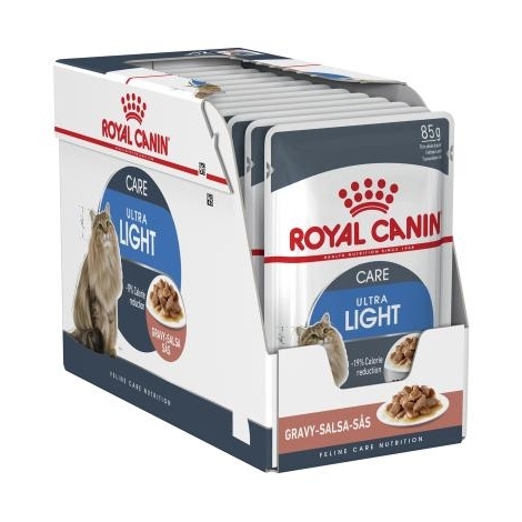 Royal Canin Adult Ultra Light šlapias ėdalas (gabaliukai padaže) (85g. x 12pak.)